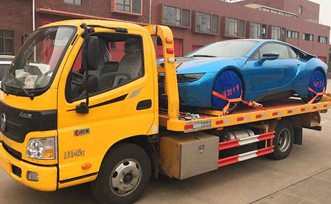 钦北区拖车救援案例